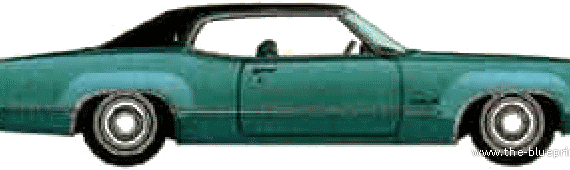 Oldsmobile Delta 88 Holiday Coupe (1970) - Oldsmobile - drawings, dimensions, pictures of the car
