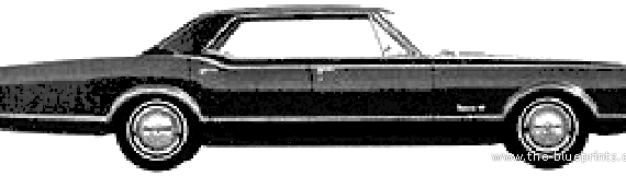 Oldsmobile Dynamic 88 Holiday Sedan (1966) - Oldsmobile - drawings, dimensions, pictures of the car
