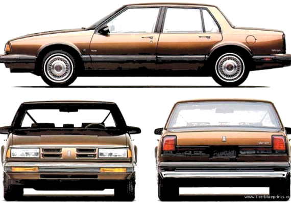 Oldsmobile Eighty Eight Royale Brougham (1991) - Oldsmobile - drawings, dimensions, pictures of the car