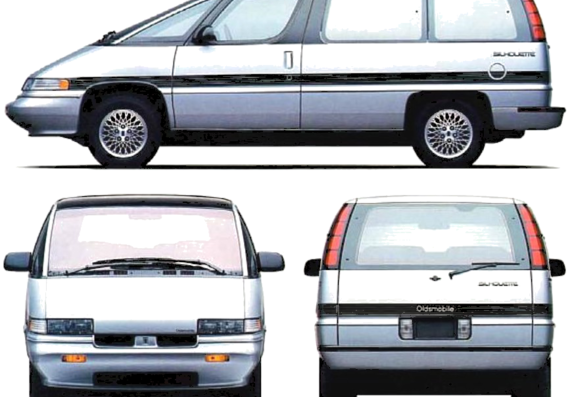 Oldsmobile Silhouette (1991) - Oldsmobile - drawings, dimensions, pictures of the car