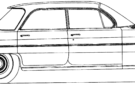 Oldsmobile Super 88 4-Door Sedan (1961) - Олдсмобиль - чертежи, габариты, рисунки автомобиля