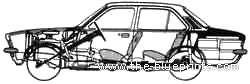 Opel K 180 Argentina (Kadett) (1974) - Opel - drawings, dimensions, pictures of the car