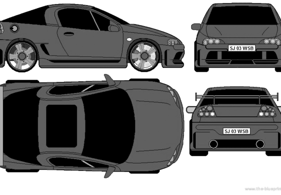 Opel Tigra Tuned (1996) - Opel - drawings, dimensions, pictures of the car