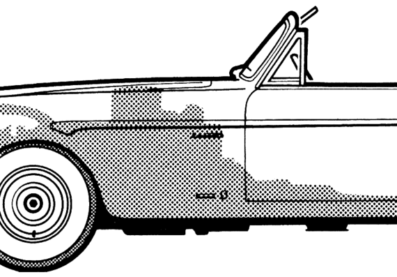 Packard Vignale (1948) - Разные автомобили - чертежи, габариты, рисунки автомобиля