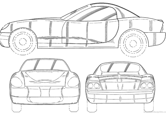 Panoz Esperante - Panosis - drawings, dimensions, pictures of the car