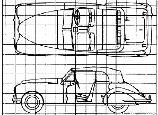 Paramount 1.5 Litre (1952) - Разные автомобили - чертежи, габариты, рисунки автомобиля