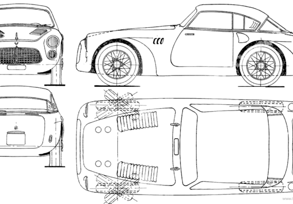 Pegaso Z102 (1951) - Various cars - drawings, dimensions, pictures of the car