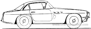 Pegaso Z102 GT (1952) - Разные автомобили - чертежи, габариты, рисунки автомобиля