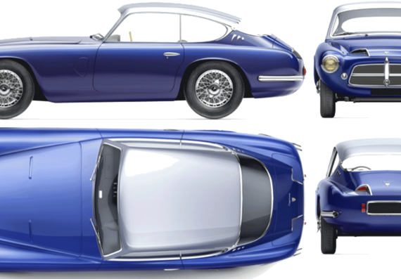 Pegaso Z 102 B Berlinetta Touring (1954) - Various cars - drawings, dimensions, pictures of the car