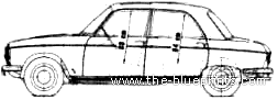 Peugeot 204 (1965) - Peugeot - drawings, dimensions, pictures of the car