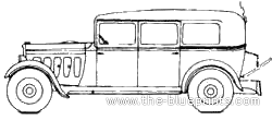Peugeot 301L Limousine Commerciale N4C (1933) - Peugeot - drawings, dimensions, pictures of the car