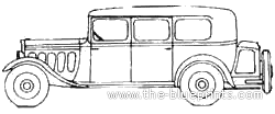 Peugeot 301M Limousine Familale N3F (1932) - Peugeot - drawings, dimensions, pictures of the car