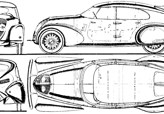 Peugeot 402 N4X (1937) - Peugeot - drawings, dimensions, pictures of the car