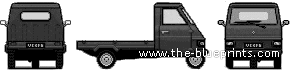 Piaggio Vespa Ape - Different cars - drawings, dimensions, pictures of the car