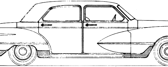 Pierce-Arrow II Prototype - Разные автомобили - чертежи, габариты, рисунки автомобиля
