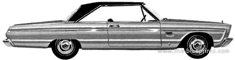 Plymouth Fury III 2-Door Hardtop (1965) - Plymouth - drawings, dimensions, pictures of the car