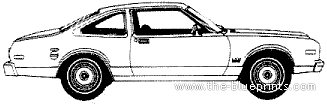Plymouth Volare Coupe (1979) - Плимут - чертежи, габариты, рисунки автомобиля