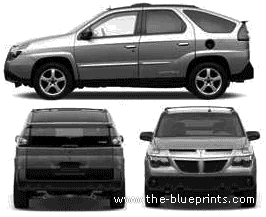 Pontiac Aztelk (2005) - Pontiac - drawings, dimensions, pictures of the car