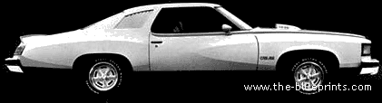 Pontiac Can-Am (1977) - Понтиак - чертежи, габариты, рисунки автомобиля