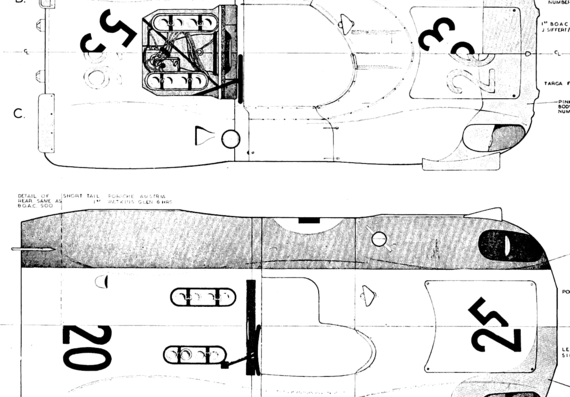 Porsche 908 Spyder - Porsche - drawings, dimensions, pictures of the car