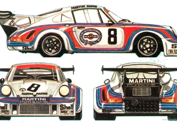 Porsche 911 Carrera RSR Turbo - Porsche - drawings, dimensions, pictures of the car