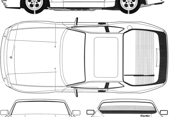 Porsche 944 Turbo (1985) - Porsche - drawings, dimensions, pictures of the car