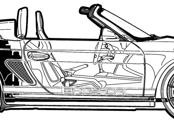 Porsche Boxster Spyder (2010) - Porsche - drawings, dimensions, pictures of the car