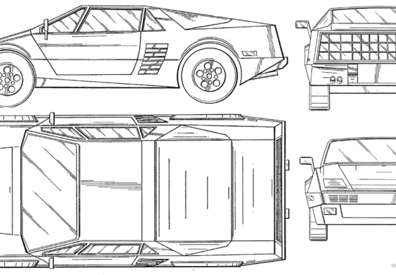Proto 02 - Прототип - чертежи, габариты, рисунки автомобиля