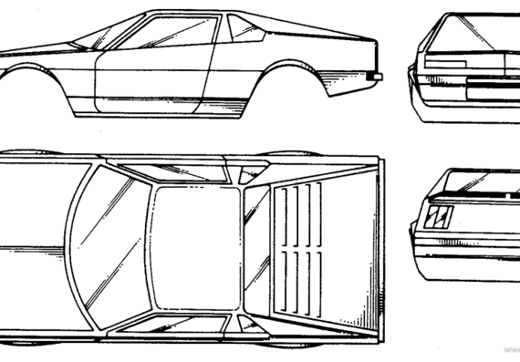 Proto 03 - Prototype - drawings, dimensions, figures of the car