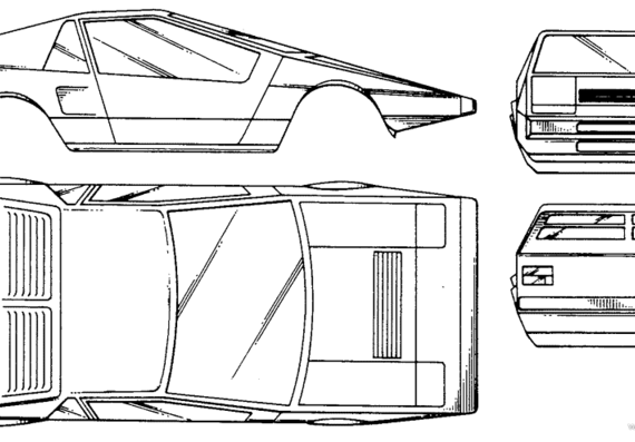 Proto 04 - Prototype - drawings, dimensions, figures of the car