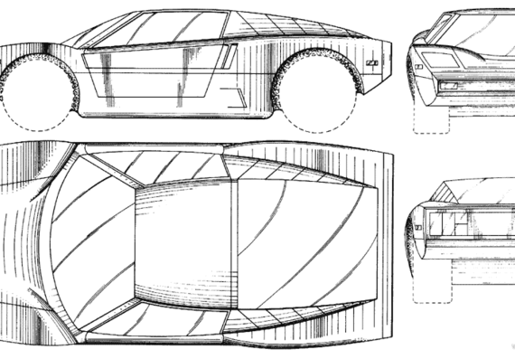 Proto 06 - Prototype - drawings, dimensions, figures of the car