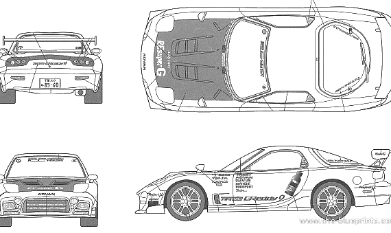 RE Amamiya The Street M Greddy9 - Mazda - drawings, dimensions, pictures of the car