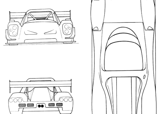 Radical SR8 - Radical - drawings, dimensions, figures of the car