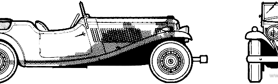 Railton Straight Eight (1934) - Разные автомобили - чертежи, габариты, рисунки автомобиля