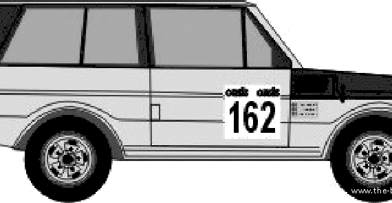 Range Rover Paris-Dakar (1979) - Range Rover - drawings, dimensions, pictures of the car