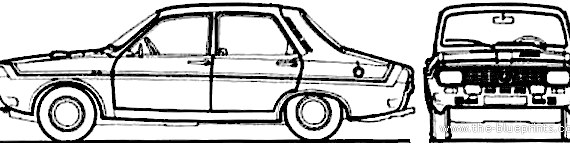 Renault 12 Gordini (1973) - Renault - drawings, dimensions, pictures of the car