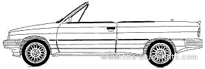 Renault AMC Alliance Convertible (1987) - Renault - drawings, dimensions, pictures of the car