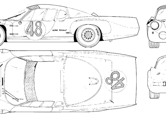 Renault Alpine - Renault - drawings, dimensions, pictures of the car