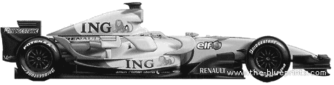 Renault R28 F1 GP (2008) - Renault - drawings, dimensions, pictures of the car
