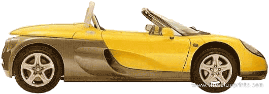 Renault Sport Spider (1997) - Renault - drawings, dimensions, pictures of the car