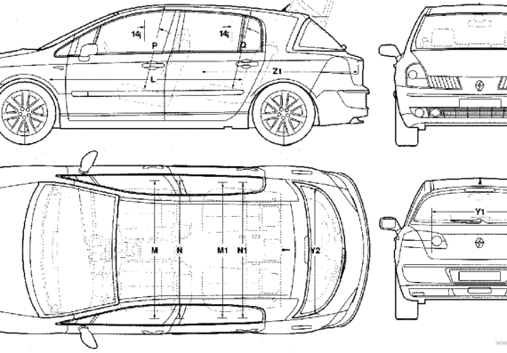 Renault Vel-Satis (1999) - Renault - drawings, dimensions, pictures of the car