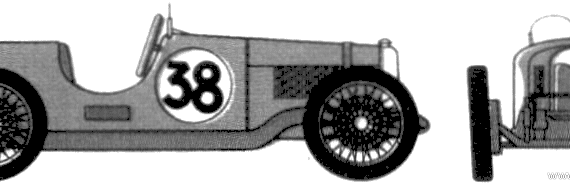Riley Brooklans Nine (1930) - Разные автомобили - чертежи, габариты, рисунки автомобиля