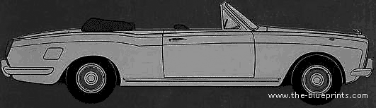 Rolls-Royce Corniche Convertible (1968) - Rolls Royce - drawings, dimensions, pictures of the car