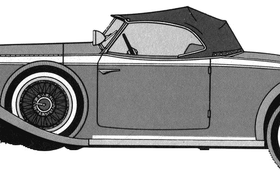 Rolls Royce Phantom - Роллс Ройс - чертежи, габариты, рисунки автомобиля