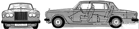 Rolls Royce Silver Wraith (1977) - Rolls Royce - drawings, dimensions, pictures of the car