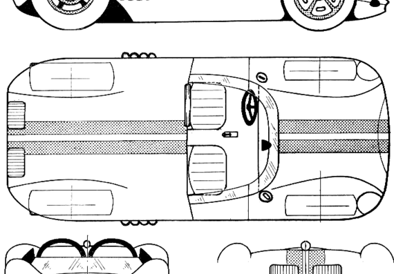 Sadler Mk.V (1964) - Разные автомобили - чертежи, габариты, рисунки автомобиля