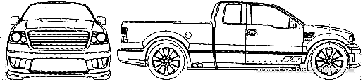 Saleen S331 Supercharged (2007) - Разные автомобили - чертежи, габариты, рисунки автомобиля