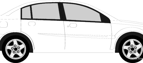 Saturn Ion Quad - Saturn - drawings, dimensions, pictures of the car