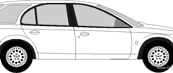 Saturn SW - Saturn - drawings, dimensions, pictures of the car