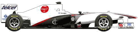 Sauber Ferrari C30 F1 GP (2011) - Different cars - drawings, dimensions, pictures of the car